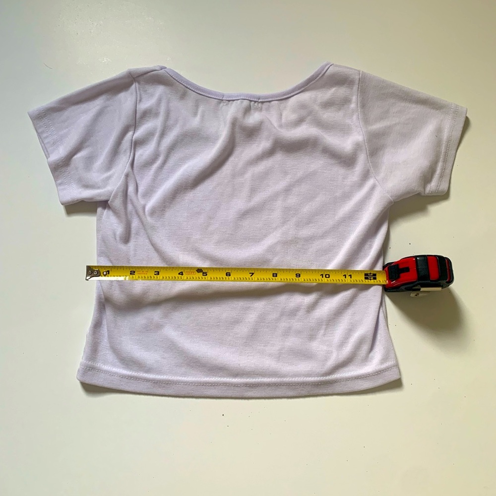 Basic White Crop Top - Picture 3 of 5